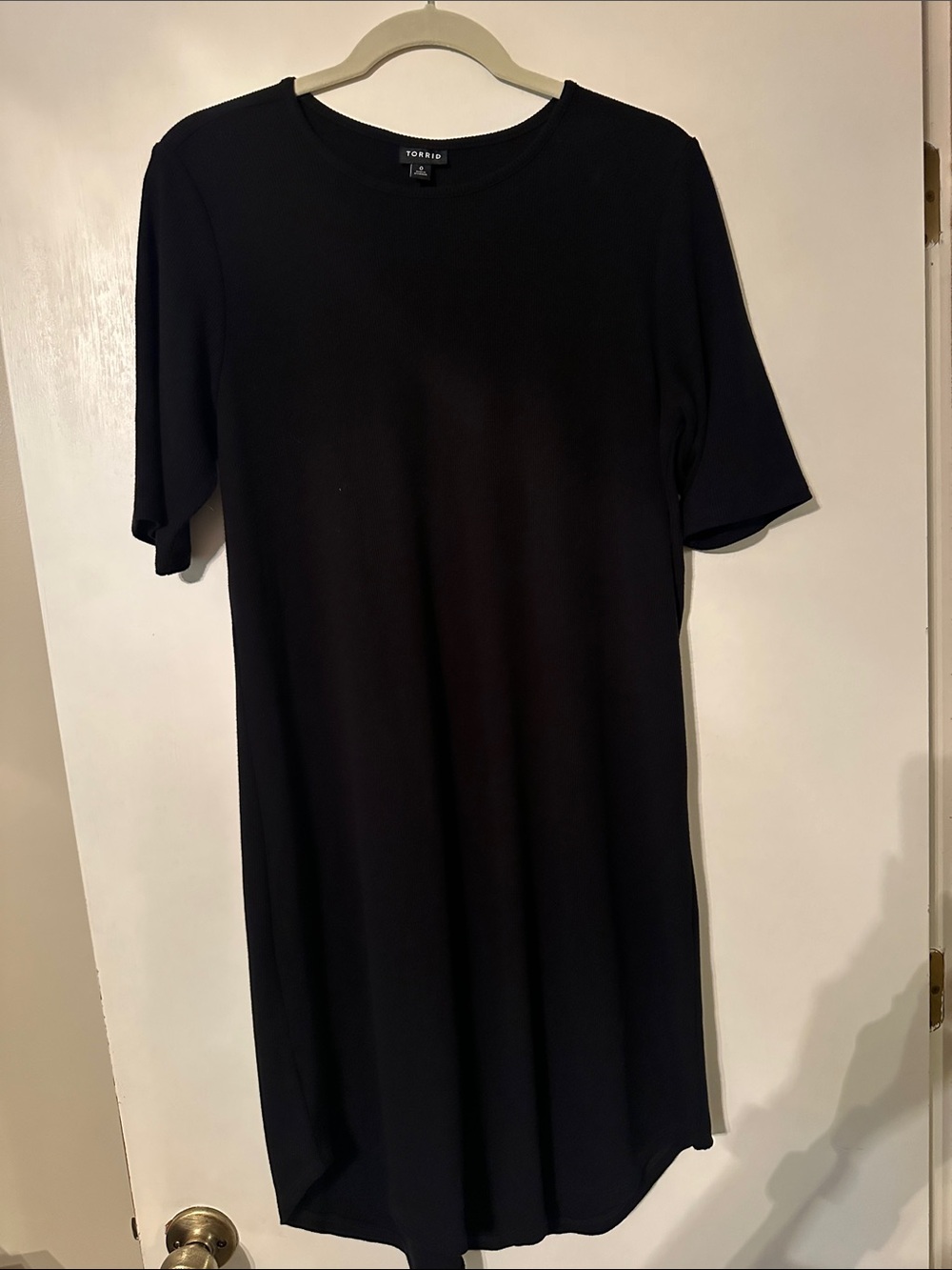 torrid Black Knit Midi T-Shirt Dress
